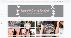 Desktop Screenshot of beautifulonabudget.com